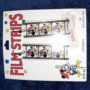 Film Strips Mini-mouse Disney Vintage 80s pierced earrings